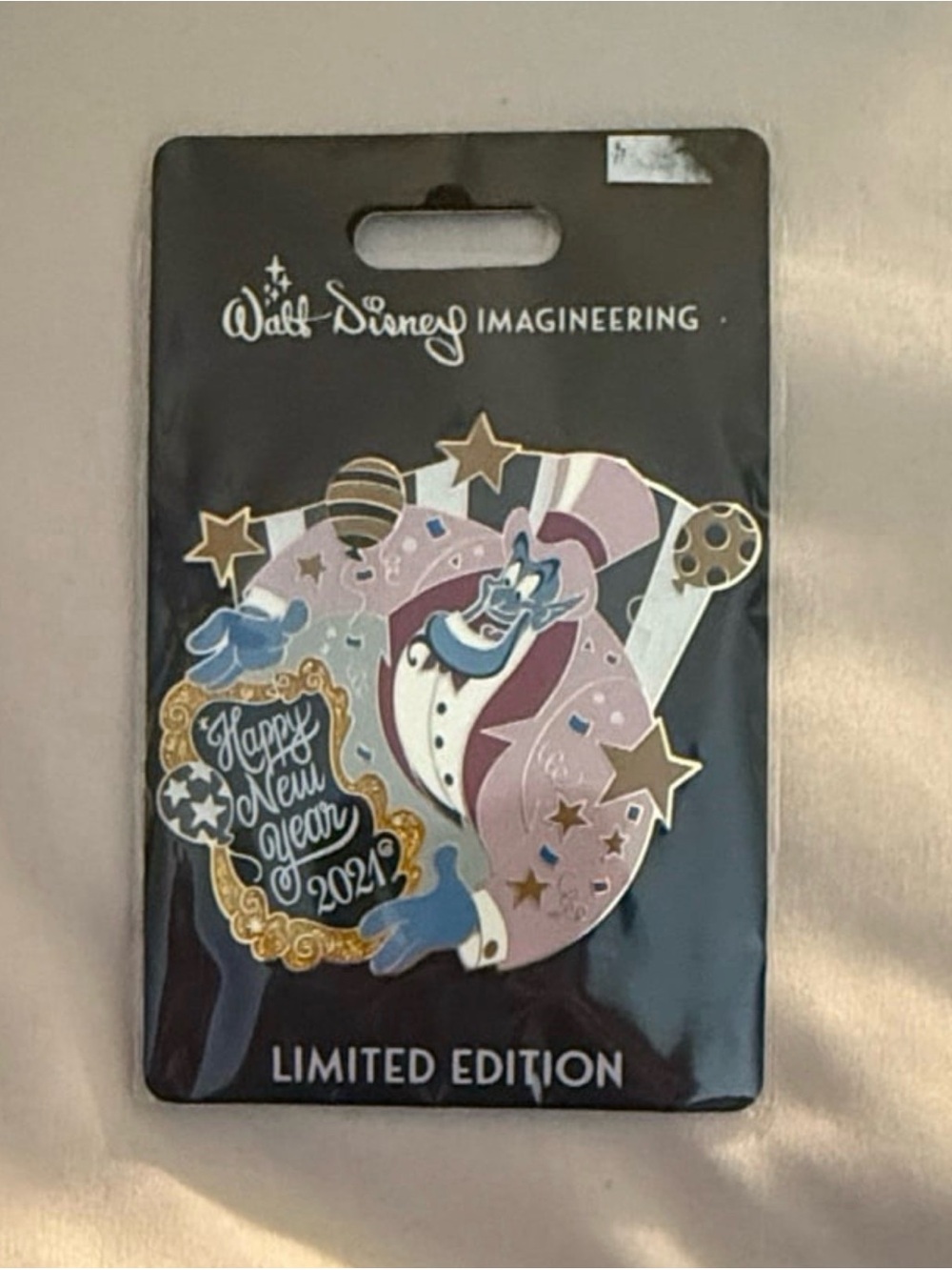 Walt Disney Imagineering Genie New Year 2021 Limited Edition Pin - Blue & Pink